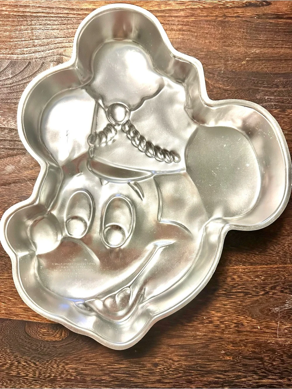 Vintage Walt Disney / Wilton Drum Major Mickey Mouse and Pluto Cake Pan Set